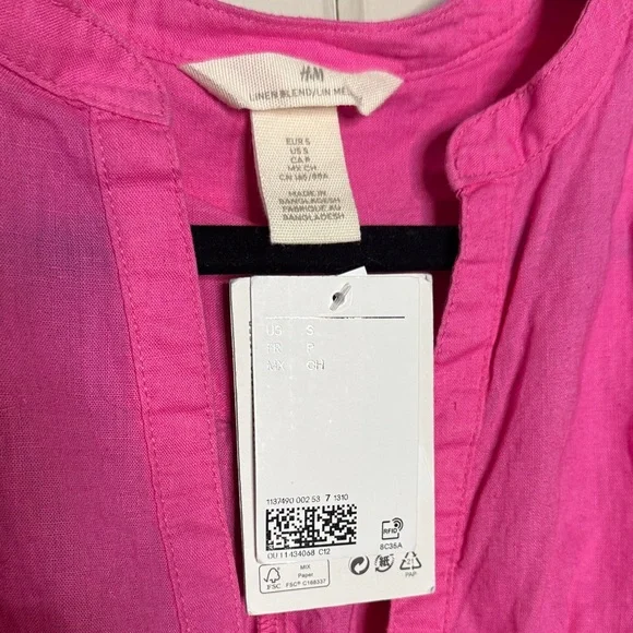 H&M Vibrant Pink Casual Dress - Picture 2 of 3